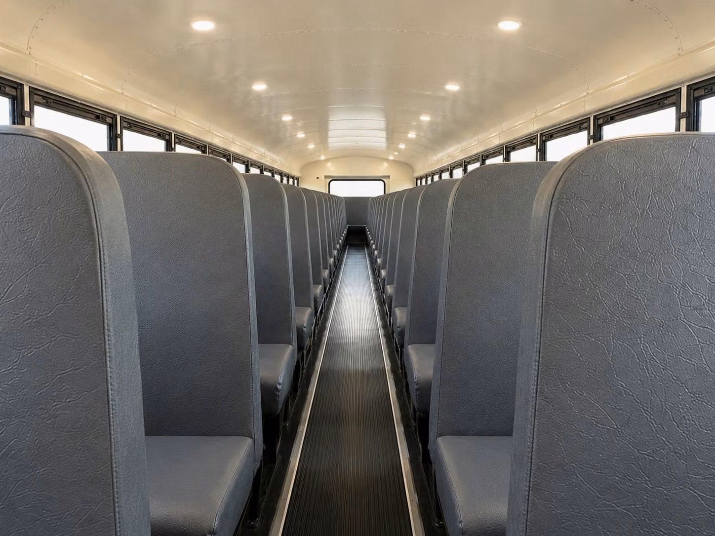 school bus interior